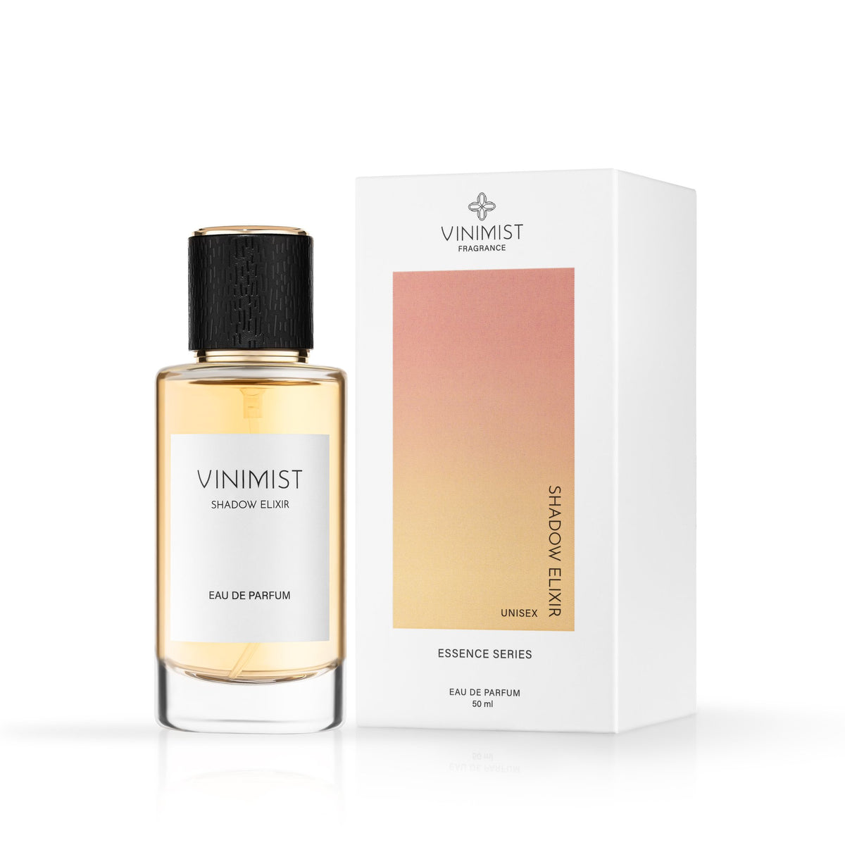 VINIMIST Shadow Elixir Eau de Parfum with Essence Series box